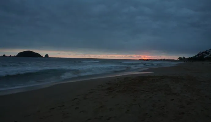 Atardecer Playa Escollera