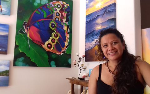 Pintora Mayren Navarrete