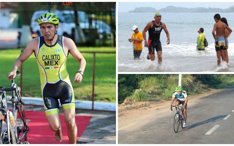 Triatleta Pablo Calixto