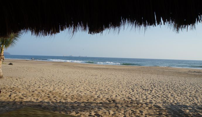 Descansando Arena Zihuatanejo 